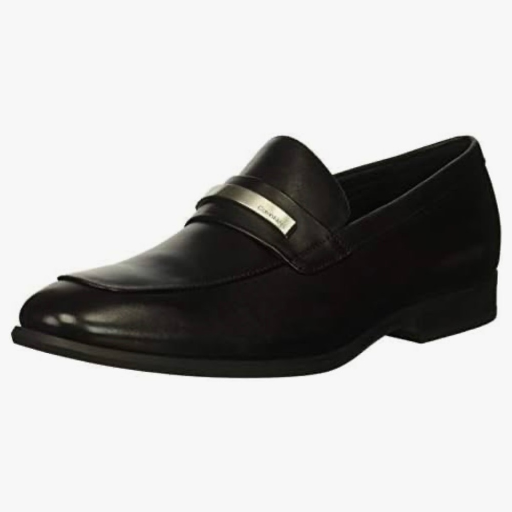 Calvin Klein Men's Black Slip-On Loafers